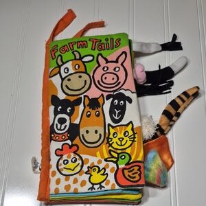 Jelly Cat Farm Tails Book